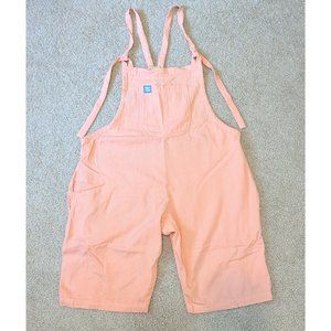 Lucy & Yak Peach Overall Shorts